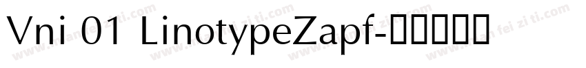 Vni 01 LinotypeZapf字体转换